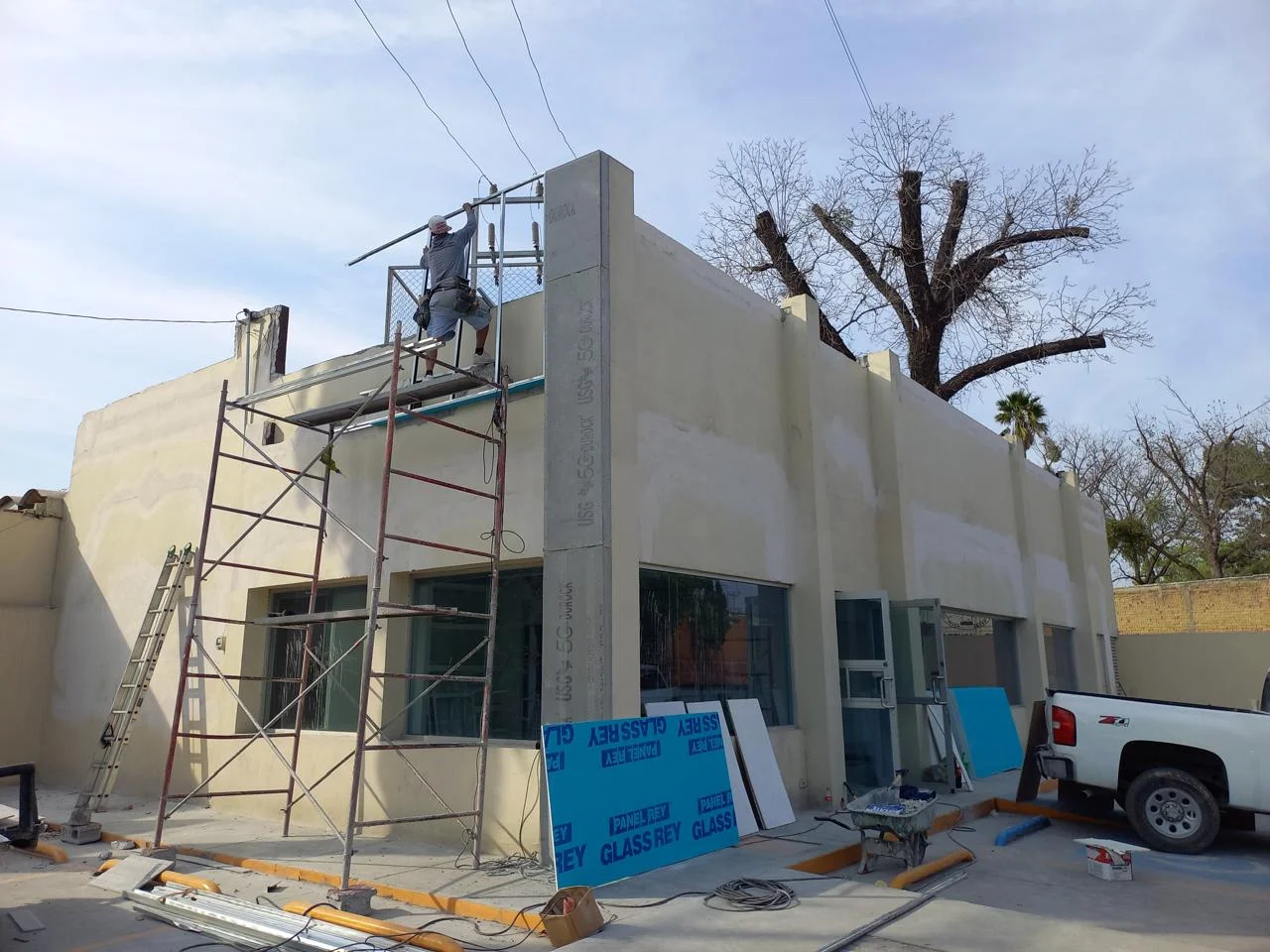 Fachada del proyecto complejo Ayzer